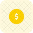 Dollarmünze  Symbol