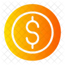 Dollarmünze  Symbol