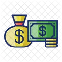 Dollarnote  Symbol