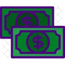 Dollarnoten  Symbol