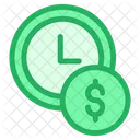 Orologio Ora Dollaro Icon