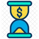 Clessidra Dollaro Tempo Icon