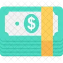 Dollars Bills Banknotes Icon