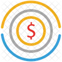 Dollars Circular Sign Icon
