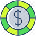 Dollars Coin Icon
