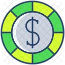 Dollars Coin Icon