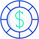 Dollars Coin Icon