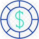 Dollars Coin Icon