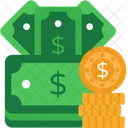 Dollars Coins  Icon