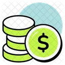 Dollars Financial Investment Icon