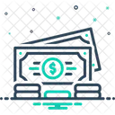 Dollars Rupese Coins Icon