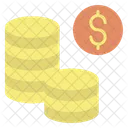 Mdollar Coins Dollars Dollar Coins Icon