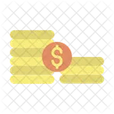 Mcoins Stack Dollars Dollar Coins Icon