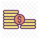 Mcoins Stack Dollars Dollar Coins Icon