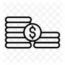 Mcoins Stack Dollars Dollar Coins Icon
