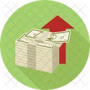 Dollars Money Up Icon