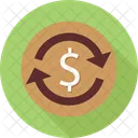 Dollars Money Refresh Icon
