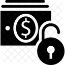 Dollars Unlock Unsafe Icon