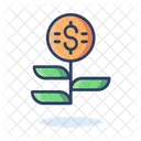 Dollarwachstum  Symbol