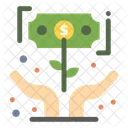 Dollarwachstum  Icon