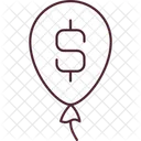 Dollar Zeichen Ballon Symbol