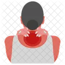Dolor De Cuello Dolor Molestias Cervicales Icono