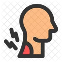 Dolor De Cuello Dolor Doloroso Icono