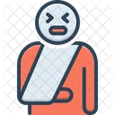 Doloroso Oneroso Quejoso Icono