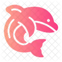 Dolphin Sea Life Icon