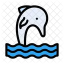 Dolphin Whale Fish Icon