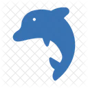 Dolphin Fish Water Icon