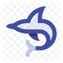 Dolphin Fish Whale Icon