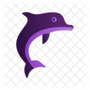 Dolphin Ocean Fish Icon