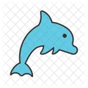 Dolphin Animal Wildlife Icon