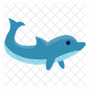Dolphin Aquarium Fish Icon