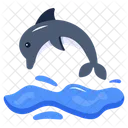 돌고래 수생 동물 수생 포유류 아이콘