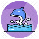 돌고래 포유류 동물 아이콘