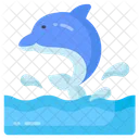 돌고래 포유류 동물 아이콘