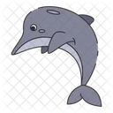 Dolphin Mammal Fish Icon