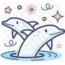 Dolphin Fish Animal 아이콘