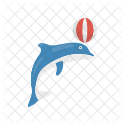 Dolphin Circus Icon Of Flat Style Available In Svg Png Eps Ai Icon Fonts
