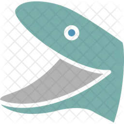 Dolphin Face  Icon