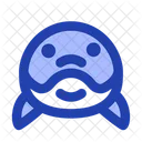 Dolphin Head  Icon