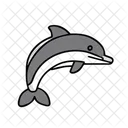 Dolphin Summer Vacation Icon