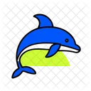 Dolphin Summer Vacation Icon