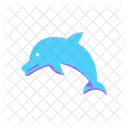 Dolphin Marine Animal Cetacean Icon
