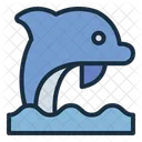 Dolphin Ocean Marine Icon
