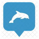 Dolphin Map Location Icon