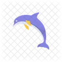 Dolphins Animal Water Icon