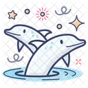Dolphin Mammal Fish Sea Animal Icon